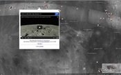 Image of the moon using Google Earth