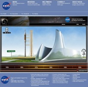 Screenshot from NASA's virtual museum website